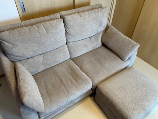 品質満点! ソファ 一人暮らし 2人用布張りソファ(Nポケット 布張り
