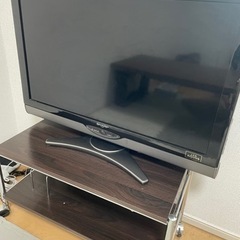 【受取人決定済み】AQUOS 32型テレビ、テレビ台