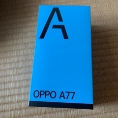 OPPO A77 SIMフリー　新品未使用未開封