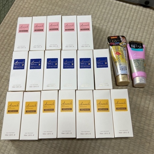 新品未使用★アルミック ヘアミルク\u0026ヘアオイル\u0026ナイトビタミンヘアオイル