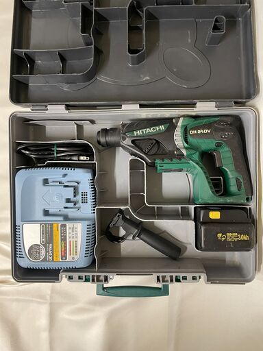 【北見市発】HIKOKI 日立工機 コードレスロータリハンマドリル  DH24DV (D4863kmsY)