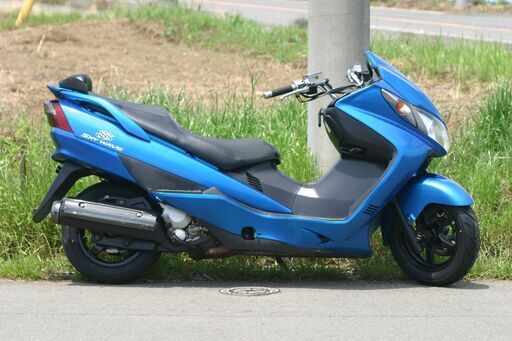 埼玉発224-9956Km】SUZUKI スカイウェイブ250SS CJ43Aキャンディー