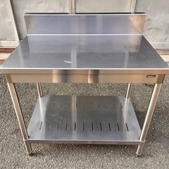 業務用 ソイルド 作業台 幅630×奥700×高さ850+150(mm) 調理台 バックガード付き 食洗機 JWE-580UA対応 大阪発 特注 食洗機用作業台 業務用 ソイルド 作業台 幅630×奥700×高さ850+150(mm) 調理台 バック