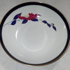 香蘭社 深皿 コウランシャ ブルーブレスレット 菓子器 鉢 レトロ