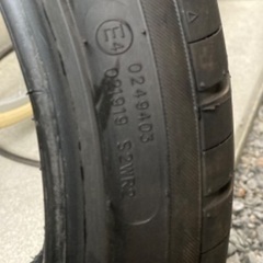 ほぼ新品19インチタイヤ　乗り心地も良し！