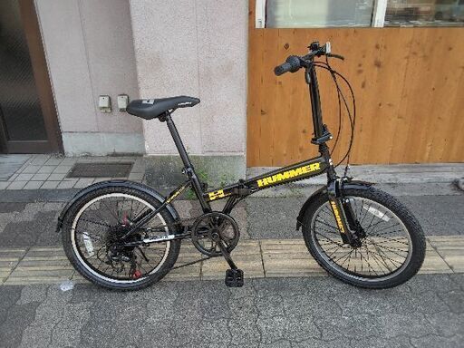 HUMMER[ハマー]20吋 折り畳み自転車 シングル/ブラック