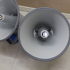 UNI-PEX ホーンスピーカー P-250 2個 拡声器 (J1223wY)