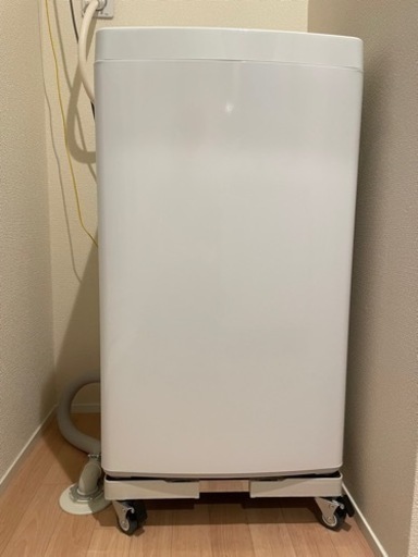 4/25まで　ハイアール全自動電気洗濯機　ホワイト　JW-C55D(W)