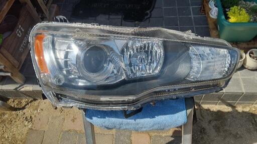 □三菱純正ギャランフォルティス左ヘッドライト STANLEY P6124  