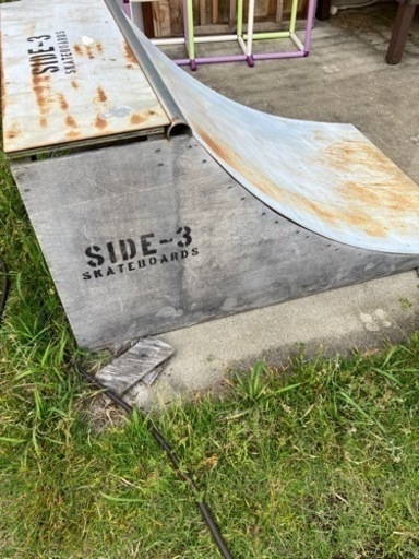 高品質 スケボー ランプ クォーター 2個 引き取り限定 近辺配送可 