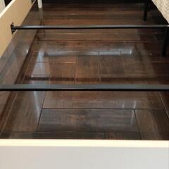 Ashley bedのキングベッドフレーム＋スプリングベース✕２個