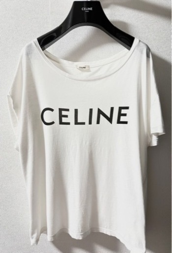 【CELINE】セリーヌ ルーズ Tシャツ コットンジャージー ホワイト 半袖