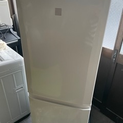 三菱ドアノンフロン冷凍冷蔵庫MR-P15EA-KW 2016年製...