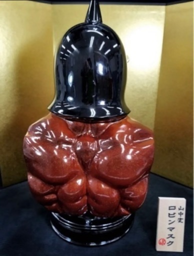 KIN29TOY   山中塗　ロビンマスク　胸像　ソフビ（漆塗りver.） KIN29TOY 山中塗 ロビンマスク 胸像 ソフビ（漆塗りver.） 【公式通販】