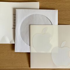 【MacBookPro】Apple ステッカー 大きめ シール ２枚