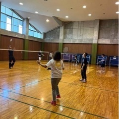 バドミントン🏸✨しましょ🎶