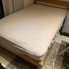 無印良品 セミダブルベッドフレーム+マットレス