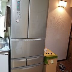 【ネット決済・配送可】501L大型冷蔵庫　東芝VEGETA 多機能