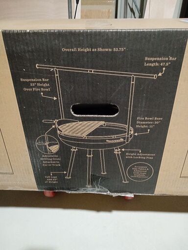 【未開封品】大型　焚き火台　COWBOY　FIRE　PIT　GRILL　30　カウボーイファイヤーピットグリル30