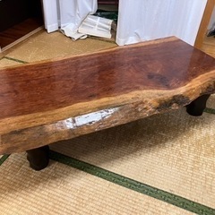 和モダン おしゃれ座卓 高級木製リビングテーブル