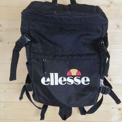 エレッセ　ellesse　リュック　黒色　used