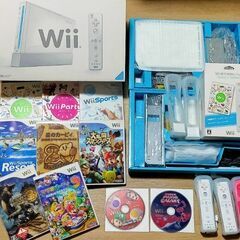 任天堂 Nintendo Wii本体フルセット (ソフト10本付き)