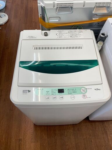洗濯機　No.8332　ヤマダ　2016年製　4.5kg　YWM-T45A1　【リサイクルショップどりーむ天保山店】