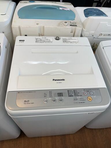 洗濯機　No.8334　Panasonic　2017年製　5.0kg　NA-F50B10　【リサイクルショップどりーむ天保山店】