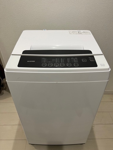 【値下げ交渉可能】アイリスオーヤマ 全自動洗濯機 IAW-T602E 6.0kg 2021年製 BA03G006