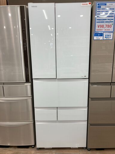 【1年保証】展示処分品！TOSHIBAの6ドア冷蔵庫が入荷しました。
