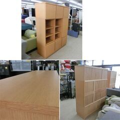 カンディハウス キャビネット 旭川家具 大容量 棚 126.5×44.5×164m 札幌市 西区 西野店