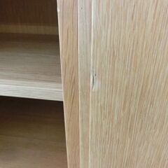 カンディハウス キャビネット 旭川家具 大容量 棚 126.5×44.5×164m 札幌市 西区 西野店