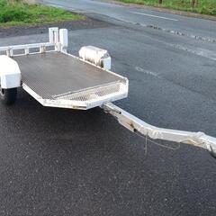 気まぐれ値下げ！自家製？敷地内用トレーラー！不動のカブやスクーター・バイクの下取り・交換も！