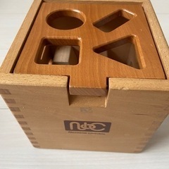 木製　型はめパズル　知育玩具　ニチガン