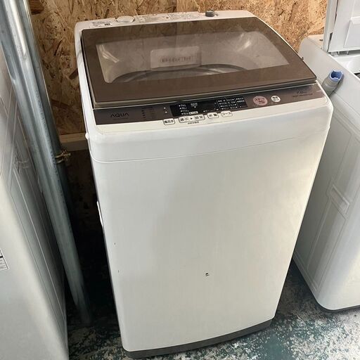 AQUA アクア 全自動 洗濯機 AQW-GV700E 7.0kg 2017年製 ○E024M381 