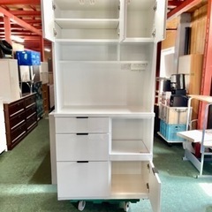 【美品！引取(愛知県)限定！】ニトリ キッチンボード 食器棚 ホワイト 食器棚 (LKS 59 WH) | ニトリネット【公式】 家具・インテリア通販