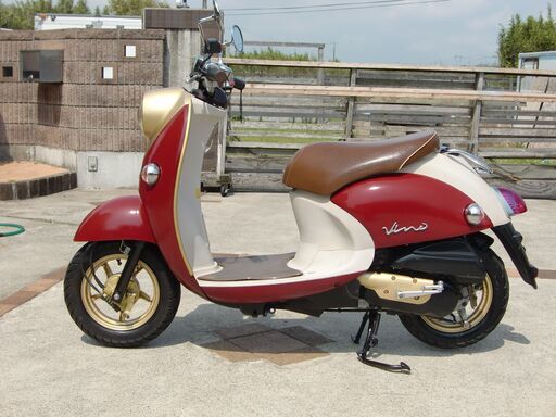 お取引中☆☆YAMAHAビーノFI(SA37J)ビーノ(茶/金色）グリップヒーター付き50cc調子良好☆☆ お取引中YAMAHAビーノFI(SA37J)ビーノ(茶/金色）グリップヒーター付き50cc