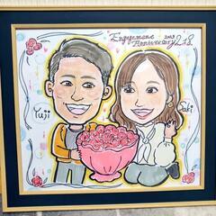 婚約＆結婚の似顔絵やウェルカムボードに！の画像