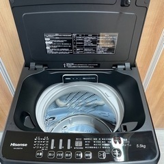 ?Hisense 洗濯機 HW-G55E7KK 2020年製 5.5kg??-jian ye hunter 