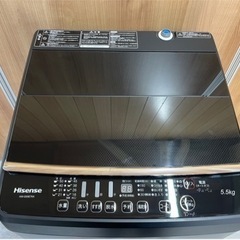 ?Hisense 洗濯機 HW-G55E7KK 2020年製 5.5kg??-jian ye hunter 