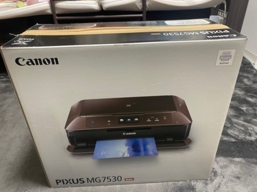 引取先決定【ほぼ未使用】プリンター　キャノン　PIXUS MG7530 インク黒・USBコード付