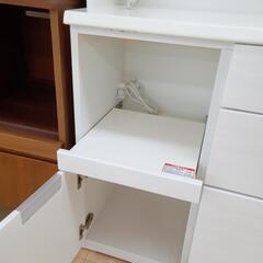 ☆ジモティ割あり☆ レンジボード ホワイト H201.5×D42×W119.5 