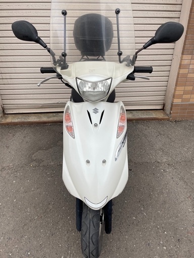 スズキ アドレス125G スクーター ワンオーナー 旭風防スクリーン