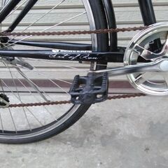 クロスバイク ARUN ACR-7006 6段変速 ブラック 配送無料