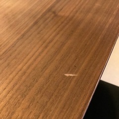 無印良品　リビングでもダイニングでもつかえるテーブル・3・ウォールナット材　セット