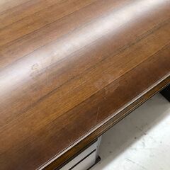 Wa487　カリモク　コロニアル両袖デスク