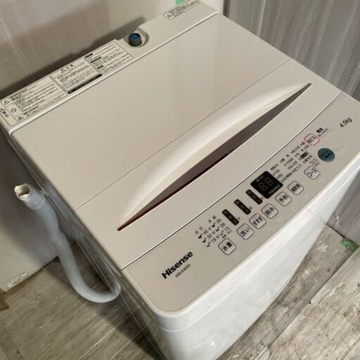 驚きの価格が実現！】 Hisense 洗濯機 HW-E4503 2019年式 4.5キロ 