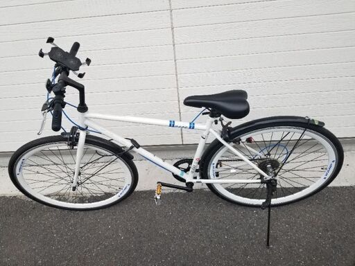 クロスバイク/自転車/wanp/ワンプ/サイクル/ロードバイク/27インチ/700C/6段ギア/530mm
