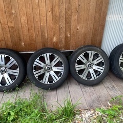 三菱デリカD5 Gパワーパッケージ 純正ホイール18インチタイヤ付き