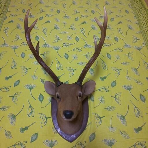 鹿❓トナカイ❓壁飾り